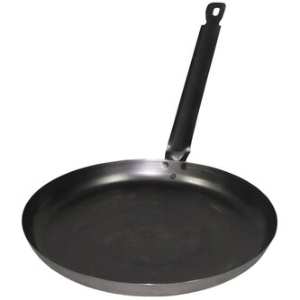 Pánev o průměru 26 cm s rukojetí - stříbrná