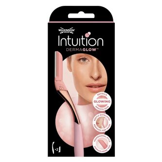 Wilkinson Intuition DermaGlow - zarovnávač obočí strojek + 2 náhradní hlavice
