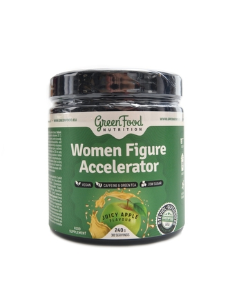 GreenFood nutrition - Women figure accelerator 240 g - jablkový juice