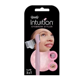 Wilkinson Intuition Eyebrow Styler 3 kusy - břitva pro úpravu obočí - břitva na úpravu obočí