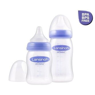 4077 BUTELKA 240ML X 2 + SMOCZEK NW LANSINOH