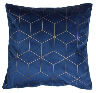 Polštář SANSO modrá 45x45 cm Mybesthome