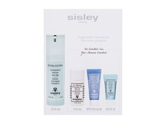 Sisley Hydra-Global pleťový krém Hydra-Global Intense Anti-Aging Hydration 40 ml + odličovač tváře Eau Efficace Gentle Make-Up Remover 30 ml + pleťová maska Express Flower Gel 10 ml + pleťové sérum Hydra-Global Serum Anti-Aging Hydration Booster 5 ml
