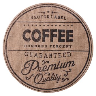 Prostírání kulaté CIVET béžová O 38 cm Mybesthome