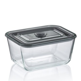 Dóza na potraviny skladovací Aurelia sklo 24,0x18,0x11,0cm 2,5l