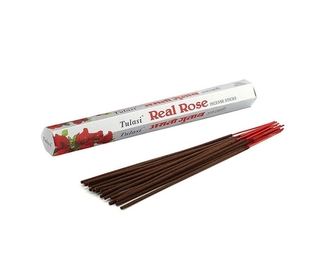 Indické vonné tyčinky Tulasi Real Rose 20 ks
