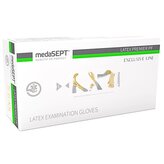 medaSEPT Rukavice úklidové jednorázové latexové nepudrované, L