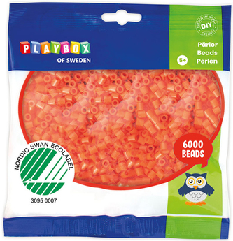 Zažehlovací korálky - 6 000 ks - oranžové