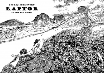 Raptor - coloring book