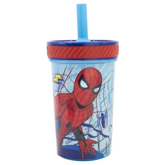 Bezpečný plastový kelímek 370 ml - Spiderman Dimension