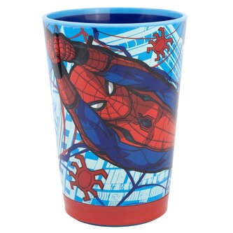 Bezpečný plastový kelímek 470 ml - Spiderman Dimension