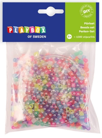 Zažehlovací korálky malá sada - Kolečko 1000ks