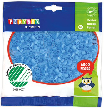Zažehlovací korálky - 6 000 ks - sv. modré