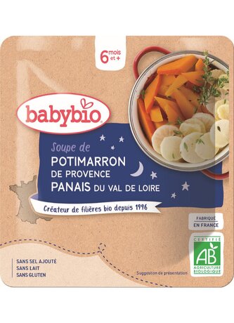 BABYBIO dýňová polévka s pastinákem 190 g