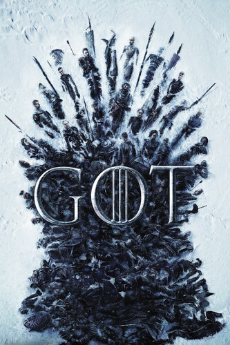 Umělecký tisk Game of Thrones - Throne, 26.7 × 40 cm