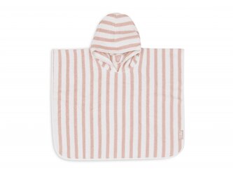Osuška pončo Stripe Wild Rose