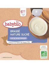 BABYBIO mléčná svačinka 4x85g