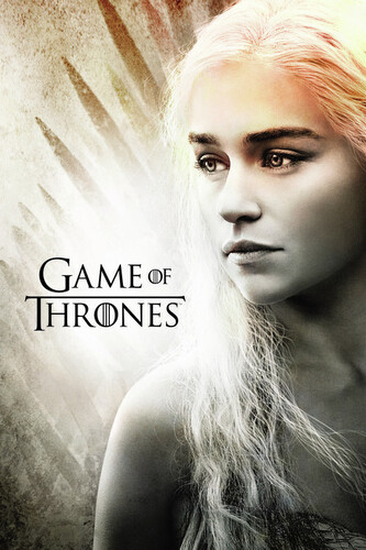 Umělecký tisk Game of Thrones - Daenerys Targaryen, 26.7 × 40 cm