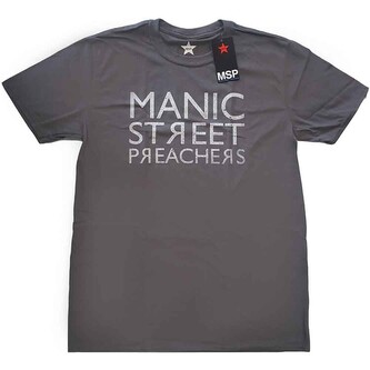 Tričko Manic Street Preachers - Reversed Logo, M