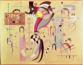 Obrazová reprodukce Accompanied Centre (1937), Wassily Kandinsky, 40 × 30 cm