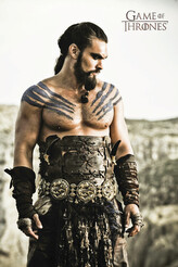 Umělecký tisk Hra o Trůny - Khal Drogo, 26.7 × 40 cm