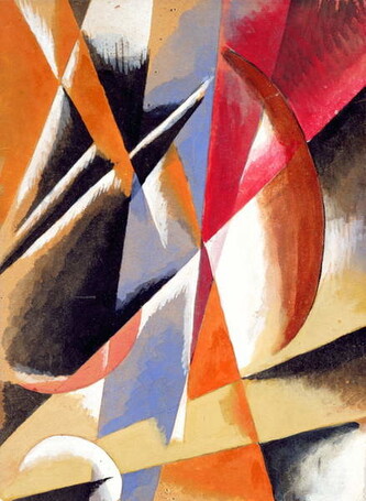 Obrazová reprodukce Composition, c.1920, Lyubov Sergeevna Popova, 30 × 40 cm