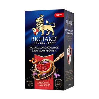 RICHARD Moro Orange & Passion Flower 42,5g (25 sáčků, černý čaj)