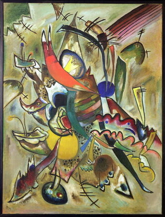 Obrazová reprodukce Picture with Points (1919), Wassily Kandinsky, 30 × 40 cm