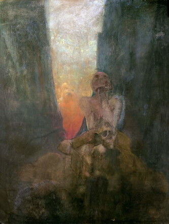 Obrazová reprodukce The Abyss, 1899, Alphonse Marie Mucha, 30 × 40 cm