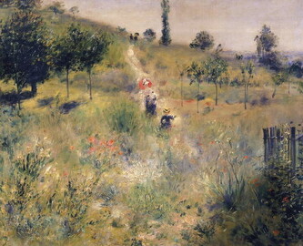 Obrazová reprodukce The Path through the Long Grass, c.1875, Pierre Auguste Renoir, 40 × 35 cm