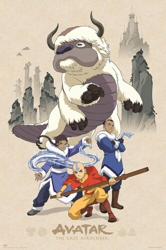 Plakát, Obraz - Avatar: The Legend of Aang, 61 × 91.5 cm