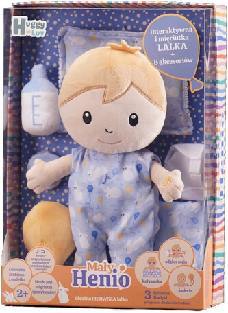 Lalka interaktywna Huggy Luv Henio + akcesoria