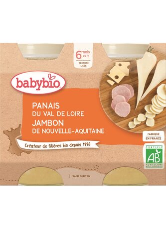 BABYBIO pastinák šunka 2x200 g
