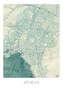 Mapa Athens, Hubert Roguski, 30 × 40 cm