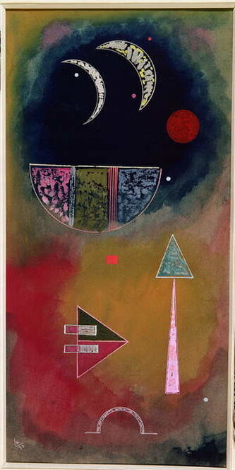 Obrazová reprodukce From Light into Dark (1930), Wassily Kandinsky, 20 × 40 cm