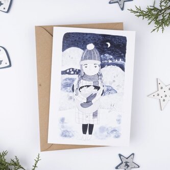 Be Nice vánoční přání Jsi moje vánoční hvězda - modré