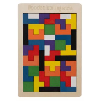 Dřevěné logické puzzle