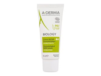 A-Derma Biology Denní pleťový krém Dermatological Rich Cream 40 ml pro ženy