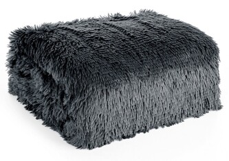 Deka z mikrovlákna TERCA antracit 150x200 cm Mybesthome