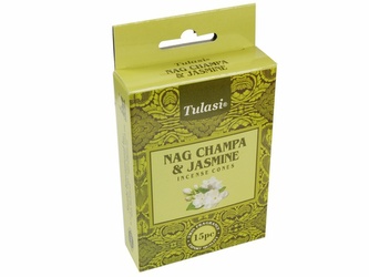 Vonné jehlánky Tulasi Nag Champa & Jasmine 15 ks