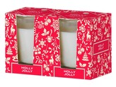 Emocio Sklo 52x65 mm 2ks v krabičce Holly Jolly - Enchanted Sparkle, vonná svíčka