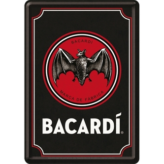 Nekupto Plechová pohlednice Bacardi NA10325