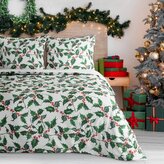 Vánoční mikrovláknové povlečení GREEN 1x 140x200 cm, 1x povlak 70x80 cm MyBestHome