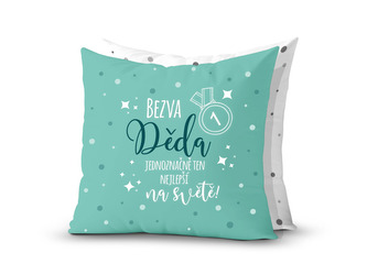 Nekupto Dárkový polštář Bezva děda - jednoznačně ten nejlepší na světě