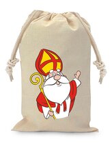 Nekupto Mikulášský pytlík látkový Mikuláš