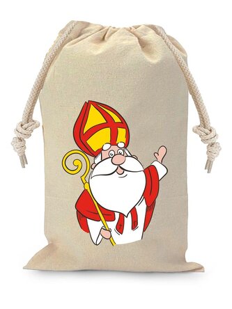 Nekupto Mikulášský pytlík látkový Mikuláš