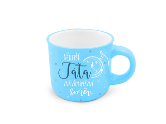 Nekupto Dárkový mini hrneček Nejlepší táta zná vždy správný směr