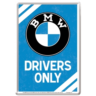 Nekupto Plechová pohlednice BMW Drivers Only NA10308
