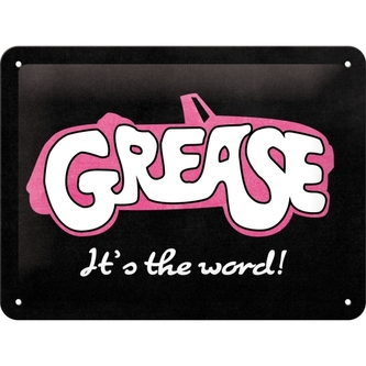 Nekupto Cedule 15x20 Grease It's the word! NA26275