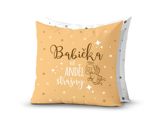 Nekupto Dárkový polštář Babička - náš anděl strážný